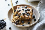 Healthy Blueberry Baked Oatmeal