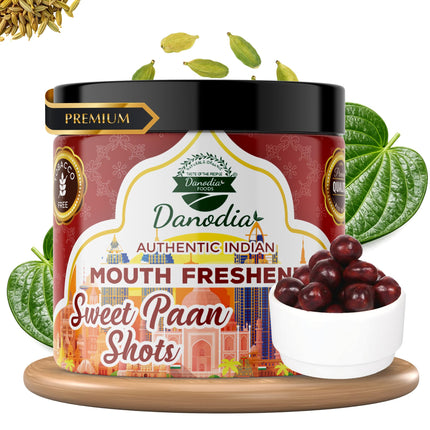 Sweet Paan Shots Candy Snack, Indian Mukhwas, 150g, US Pantry