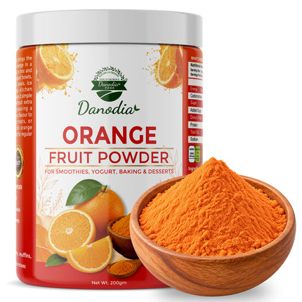Orange Powder, Smoothies & Baking, 200g Pack, Smoothie Pantry