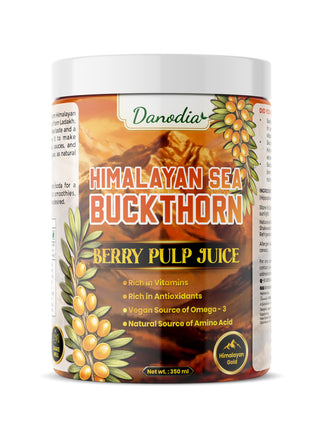 Sea Buckthorn Berry Juice, Sea Berry Pulp, 350ml, Pantry Pack
