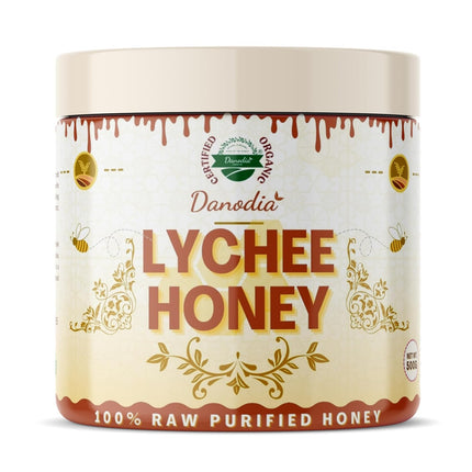 Organic Litchi Honey, Pure & Unprocessed but Purified Honey