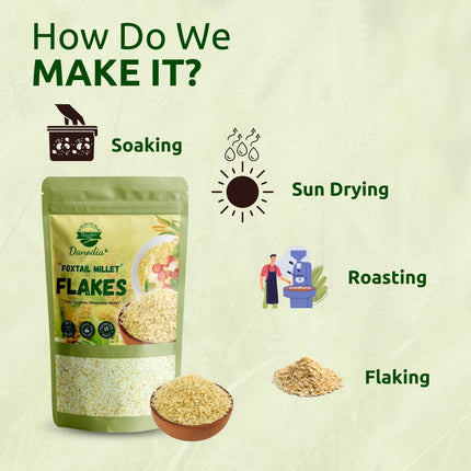 Foxtail Millet Flakes, Healthy Breakfast Flakes 950g