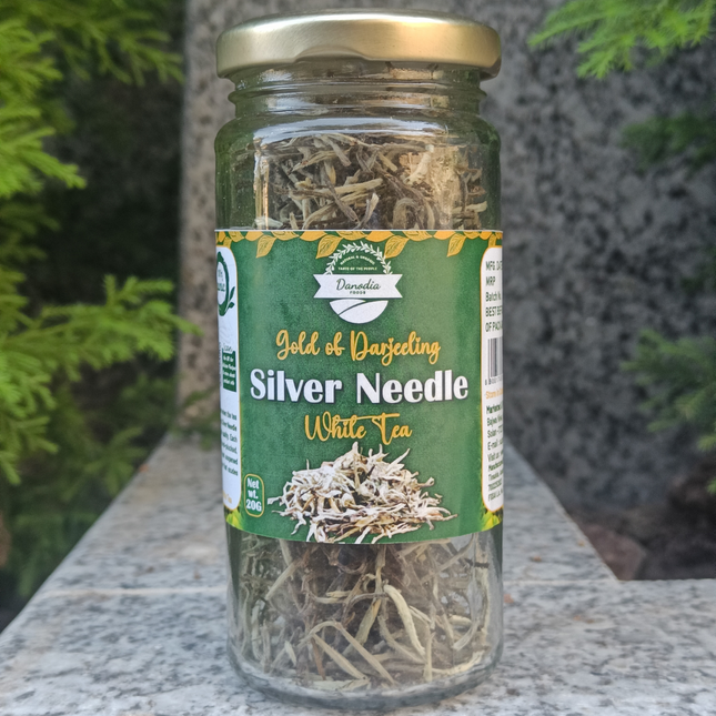 Organic Silver Needle White Tea From Darjeeling, 20g (Gold Of Darjeeling)