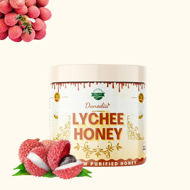 Organic Litchi Honey, Pure & Unprocessed but Purified Honey