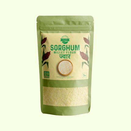 Organic Sorghum Millet (Jowar) Flour 2lbs/950g, Gluten Free Low GI Healthy Flour