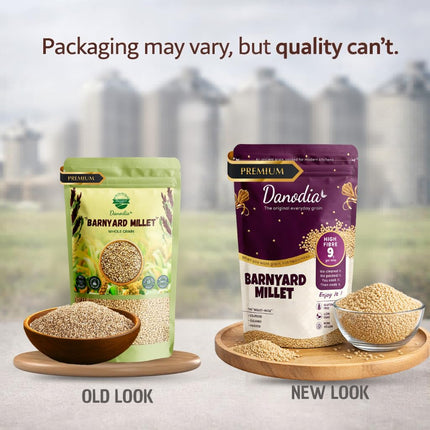 Organic Barnyard Millet Whole Grain, 950g / 2 lbs | Gluten Free, Non GMO Superfood
