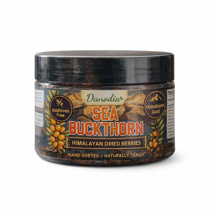 Sea Buckthorn Dried Berries, Himalayan Sea Berry, 80g, Vegan