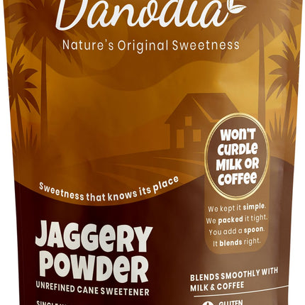 Organic Jaggery Powder, Cane Gur Sweetener, 2 lb Pack