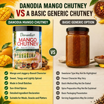 Mango Chutney 500g (17.64 oz), Traditional Indian Mango Condiment