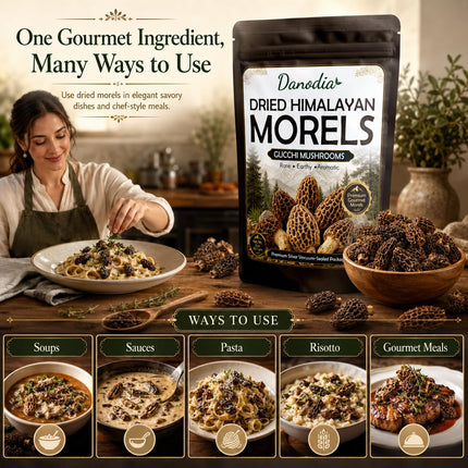 Dried Morel Mushrooms, Gourmet Wild Mushrooms, 56g