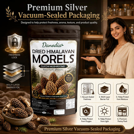 Dried Morel Mushrooms, Gourmet Wild Mushrooms, 56g