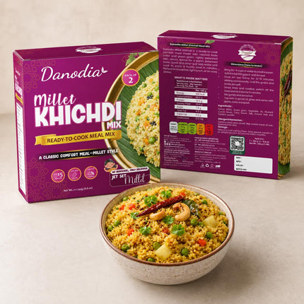 Millet Khichdi Mix, Ready to Cook, 250g Pack x 2, Pantry Pack