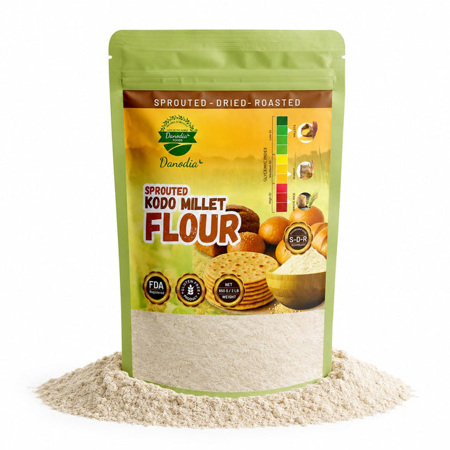 Organic Sprouted Kodo Millet Flour, 2 lb, Gluten-Free