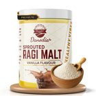 Sprouted Ragi Malt Drink Mix, Vanilla, 400g Pack, Gluten-Free