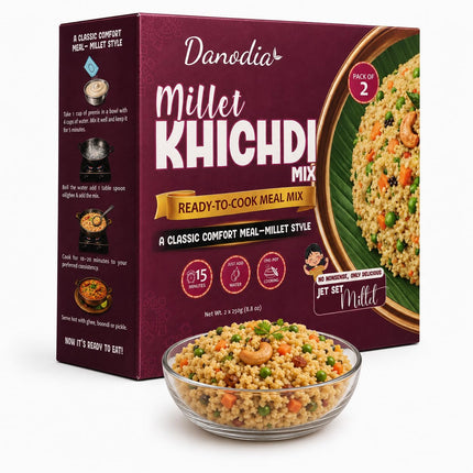 Millet Khichdi Mix, Ready to Cook, 250g Pack x 2, Pantry Pack