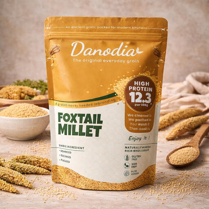 Organic Foxtail Millet Grain, Gluten-Free, 2 lb, Whole Grain