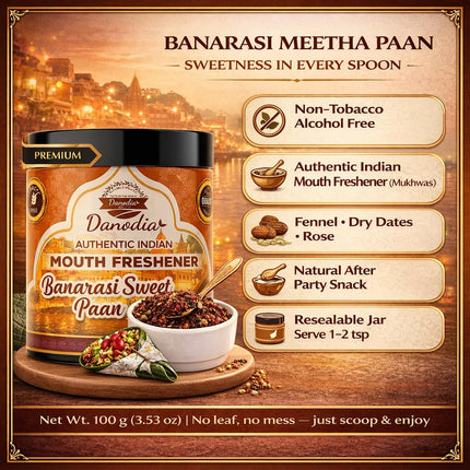Banarasi Meetha Paan Mukhwas, Indian Mukhwas, 100g, US Pantry