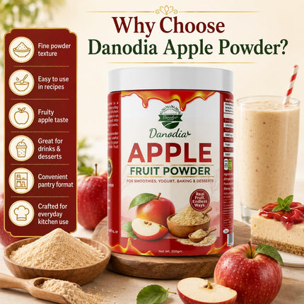 Apple Powder, Smoothies & Baking, 200g Pack, Smoothie Pantry