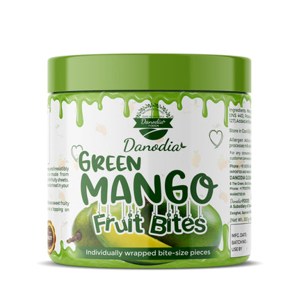 Raw Mango Jelly Bites, Chewy Indian Candy, 300g, Indian Snack