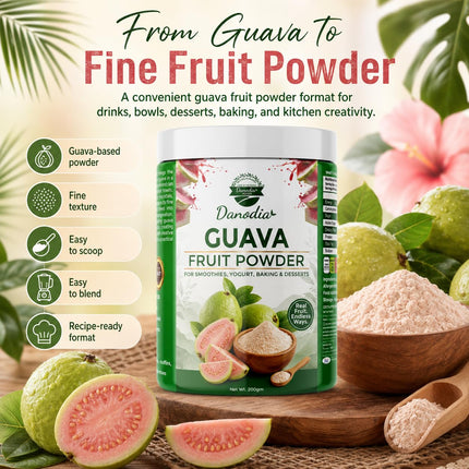 Guava Powder, Smoothies & Baking, 200g Pack, Smoothie Pantry