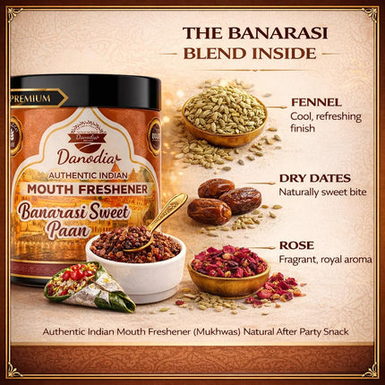 Banarasi Meetha Paan Mukhwas, Indian Mukhwas, 100g, US Pantry