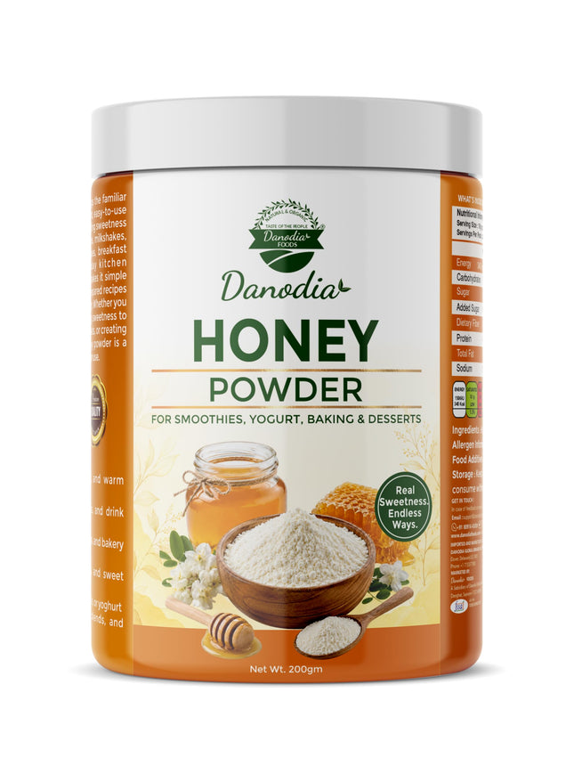 Honey Powder, Tea, Coffee & Baking, 200g, for Drinks & Baking