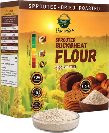 Organic Sprouted Buckwheat Flour, 2 lb Pack
