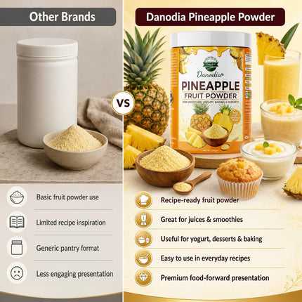 Pineapple Powder Mix, Smoothies & Baking, 200g, for Smoothies