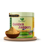Organic Golden Jaggery with A2 Cow Ghee, Cane Gur, 400g US