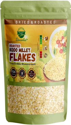 Organic Kodo Millet Flakes, Breakfast Cereal, 1 lb Pack