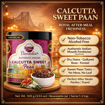 Calcutta Sweet Paan Indian Mukhwas, Indian Mukhwas, 100g Pack