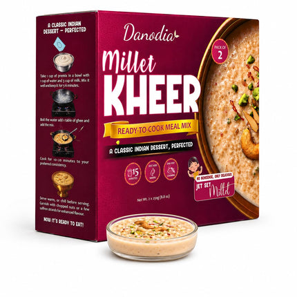 Millet Kheer Mix, Ready to Cook, 250g x 2, Quick Indian Meal