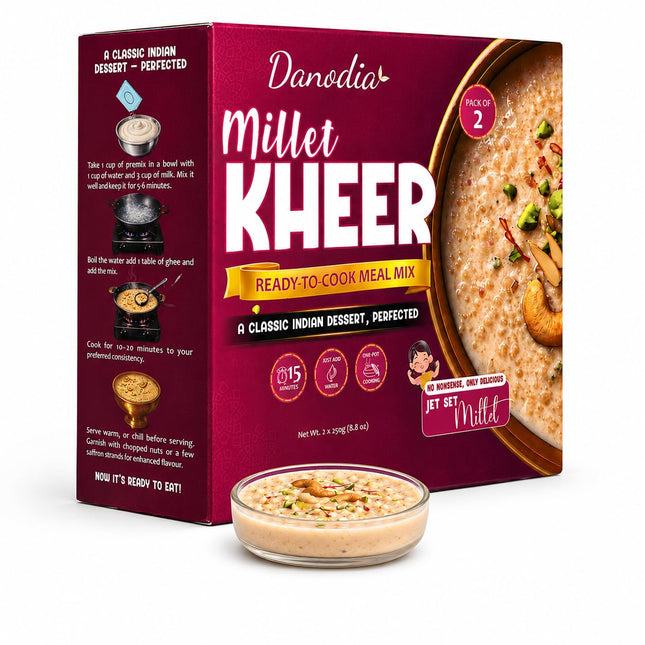 Millet Kheer Mix, Ready to Cook, 250g x 2, Quick Indian Meal