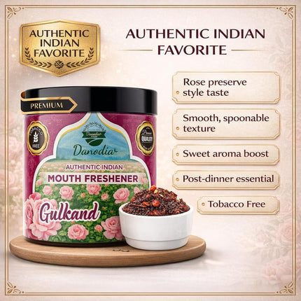 Gulkand Rose Mukhwas, Indian Mukhwas, 100g Pack, Indian Snack