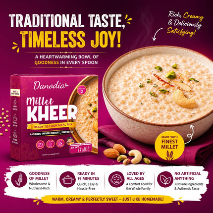 Millet Kheer Mix, Ready to Cook, 250g x 2, Quick Indian Meal