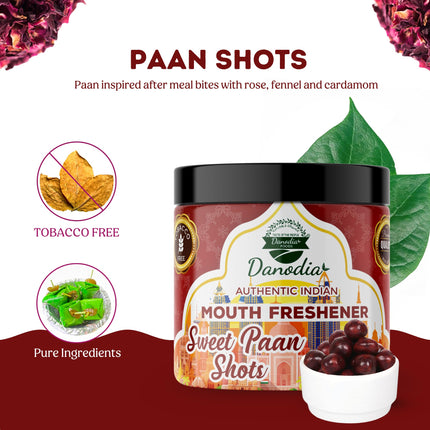 Sweet Paan Shots Candy Snack, Indian Mukhwas, 150g, US Pantry