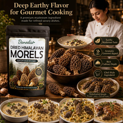 Dried Morel Mushrooms, Gourmet Wild Mushrooms, 56g