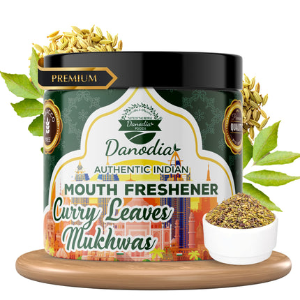 Curry Leaves Mukhwas, Indian Mukhwas, 100g Pack, Indian Snack