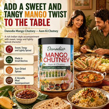 Mango Chutney 500g (17.64 oz), Traditional Indian Mango Condiment