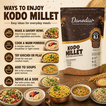 Organic Kodo Millet Grain, Whole Grain, Gluten-Free, 2 lb