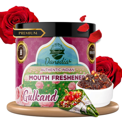 Gulkand Rose Mukhwas, Indian Mukhwas, 100g Pack, Indian Snack