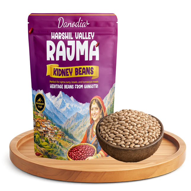 Harshil Valley Rajma Beans, Whole Dried, 2 lb Pack, US Pantry