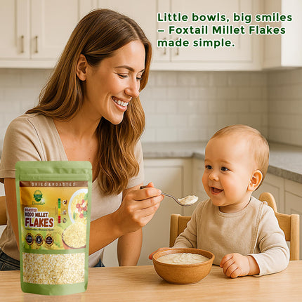 Organic Kodo Millet Flakes, Breakfast Cereal, 1 lb Pack