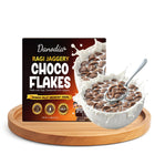 Organic Ragi Jaggery Choco Flakes, Breakfast Cereal, 250g