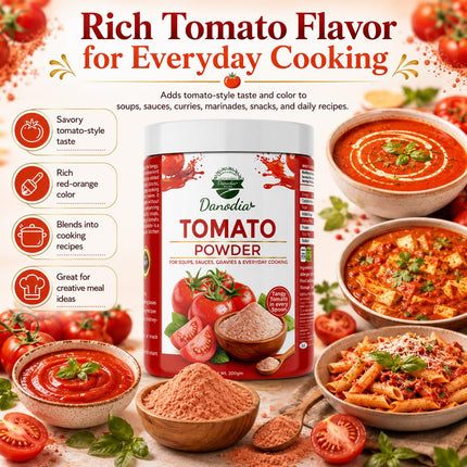 Tomato Powder, Soups & Sauces, 200g Pack, for Drinks & Baking