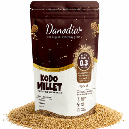 Organic Kodo Millet Grain, Whole Grain, Gluten-Free, 2 lb