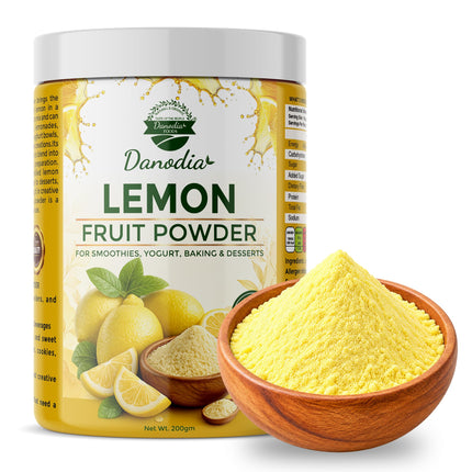 Lemon Powder, Smoothies & Baking, 200g Pack, Smoothie Pantry