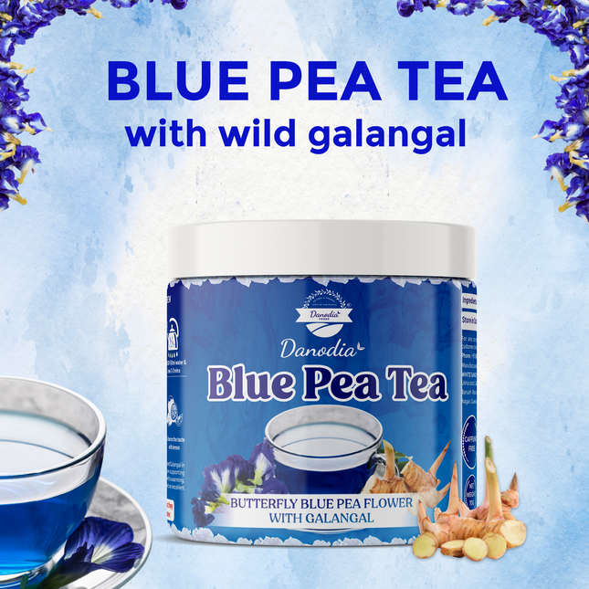 Danodia Foods Blue Pea Tea With Galangal Roots