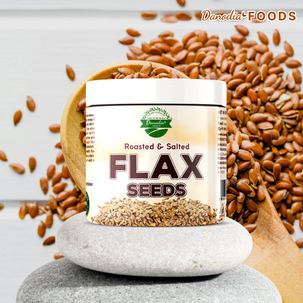 Danodia Foods Roasted and Salted Flax Seeds - 250g