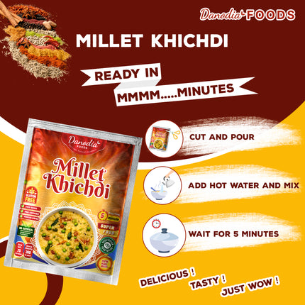 Danodia Foods Ready to Make Pearl Millet Khichdi | Bajre ki khichdi